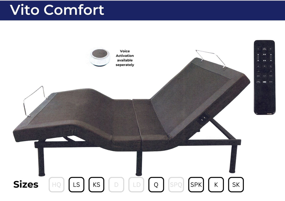 Vito Comfort Adjustable Bed Base